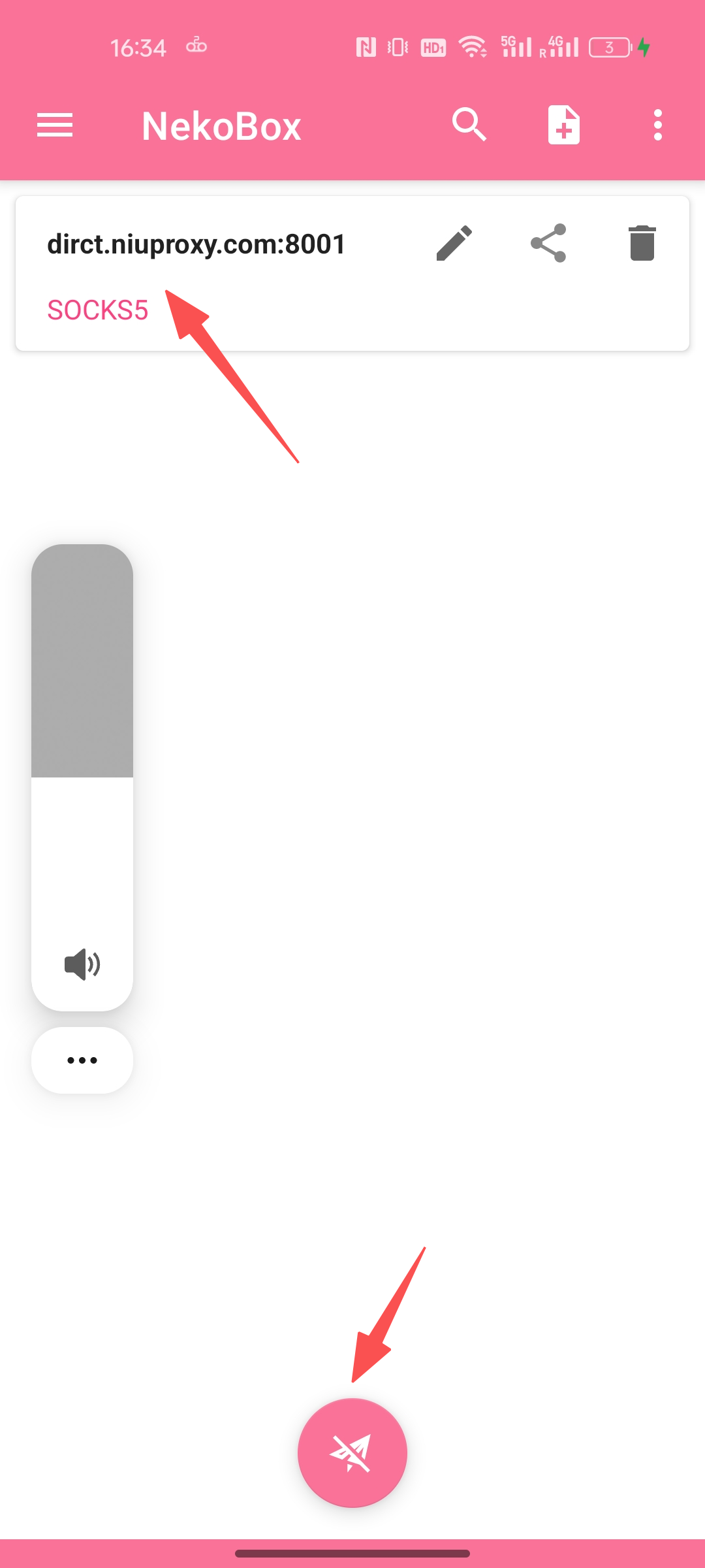 Connect proxy